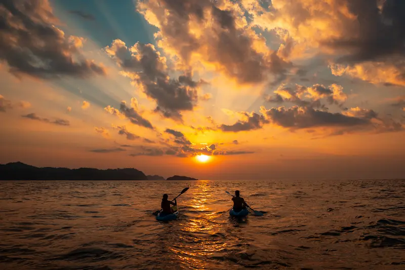 Sunset Kayaking Trip, Top things to do in Alleppey